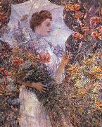 Robert Reid The White Parasol USA oil painting reproduction